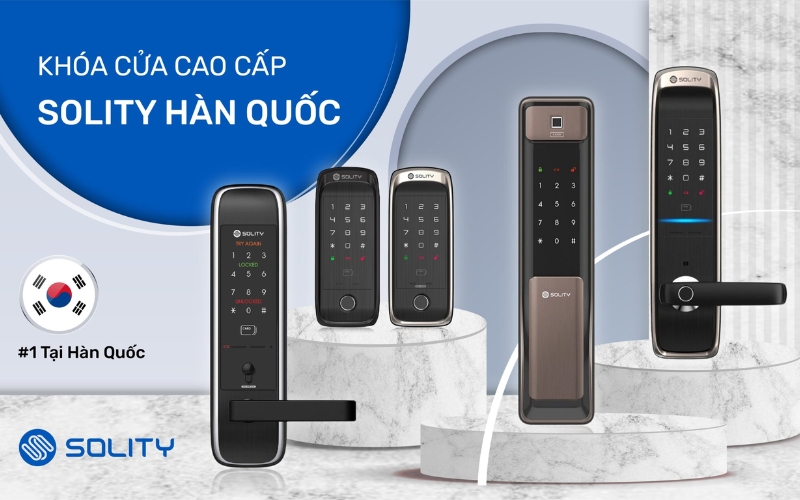 khóa cửa thông minh Solity Việt Nam