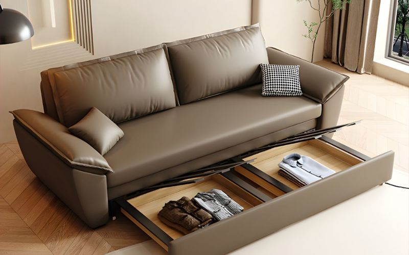 sofa giường theo chất liệu