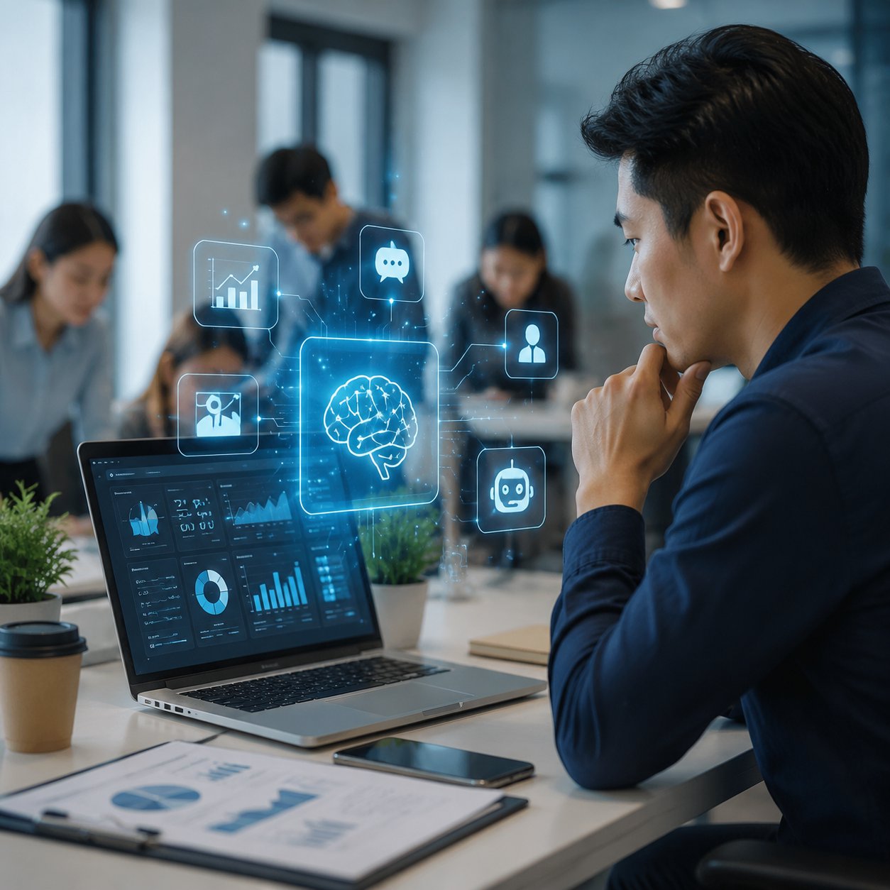 Học viên marketing nên tìm hiểu công ty ứng dụng AI để học từ thực tiễn